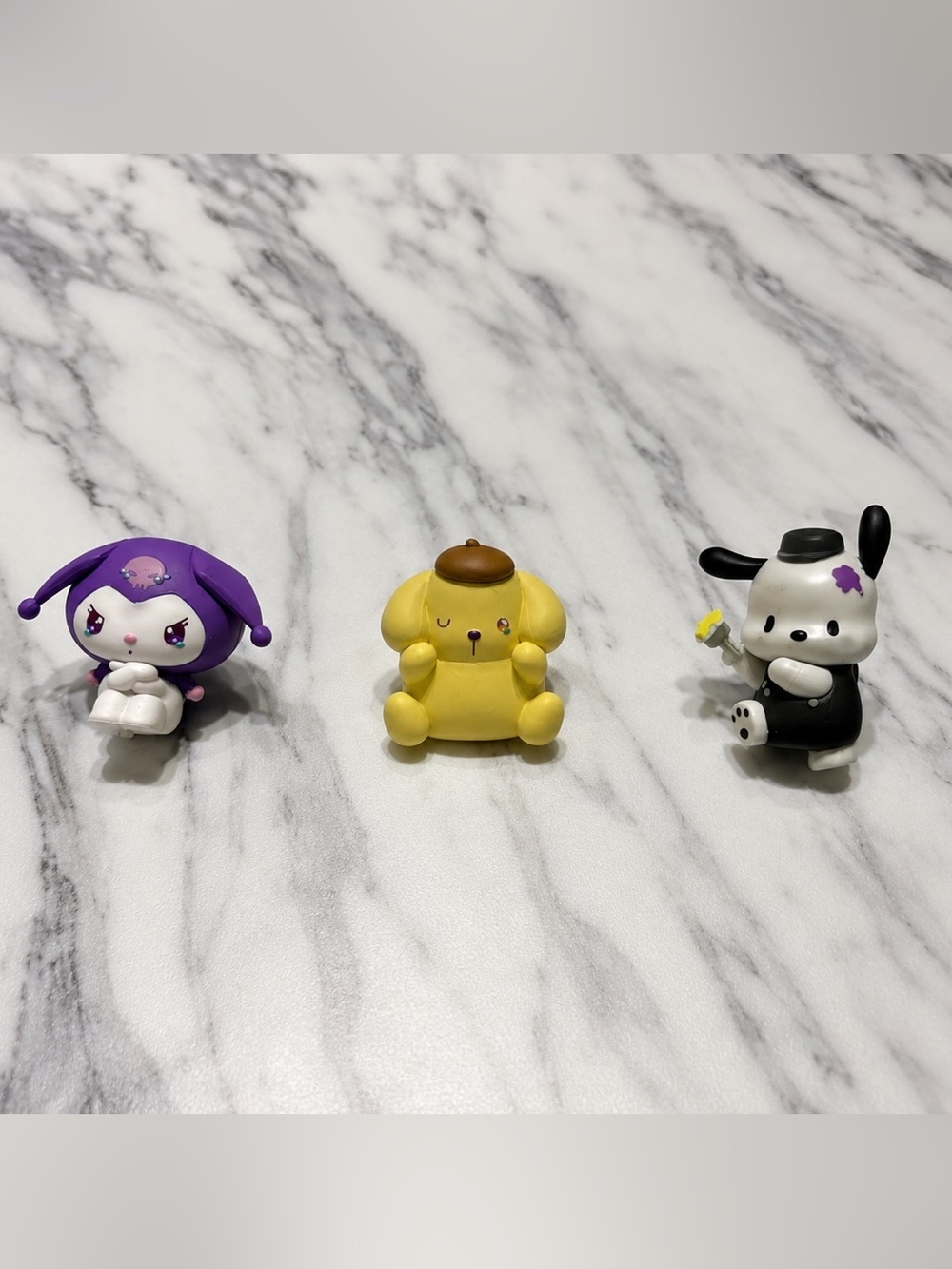 Sanrio Mini Figure Set – Kuromi, Pompompurin & Pochacco | Tokyo Japan